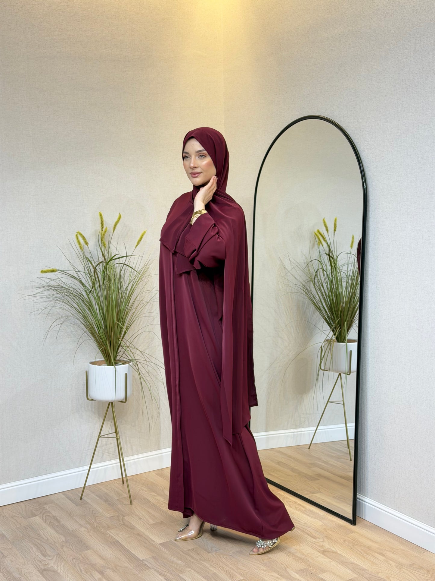 Abaya avec foulard