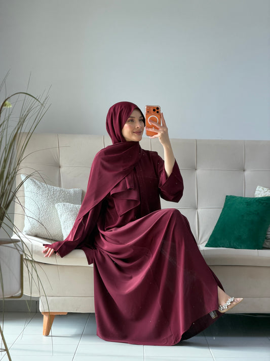 Abaya avec foulard