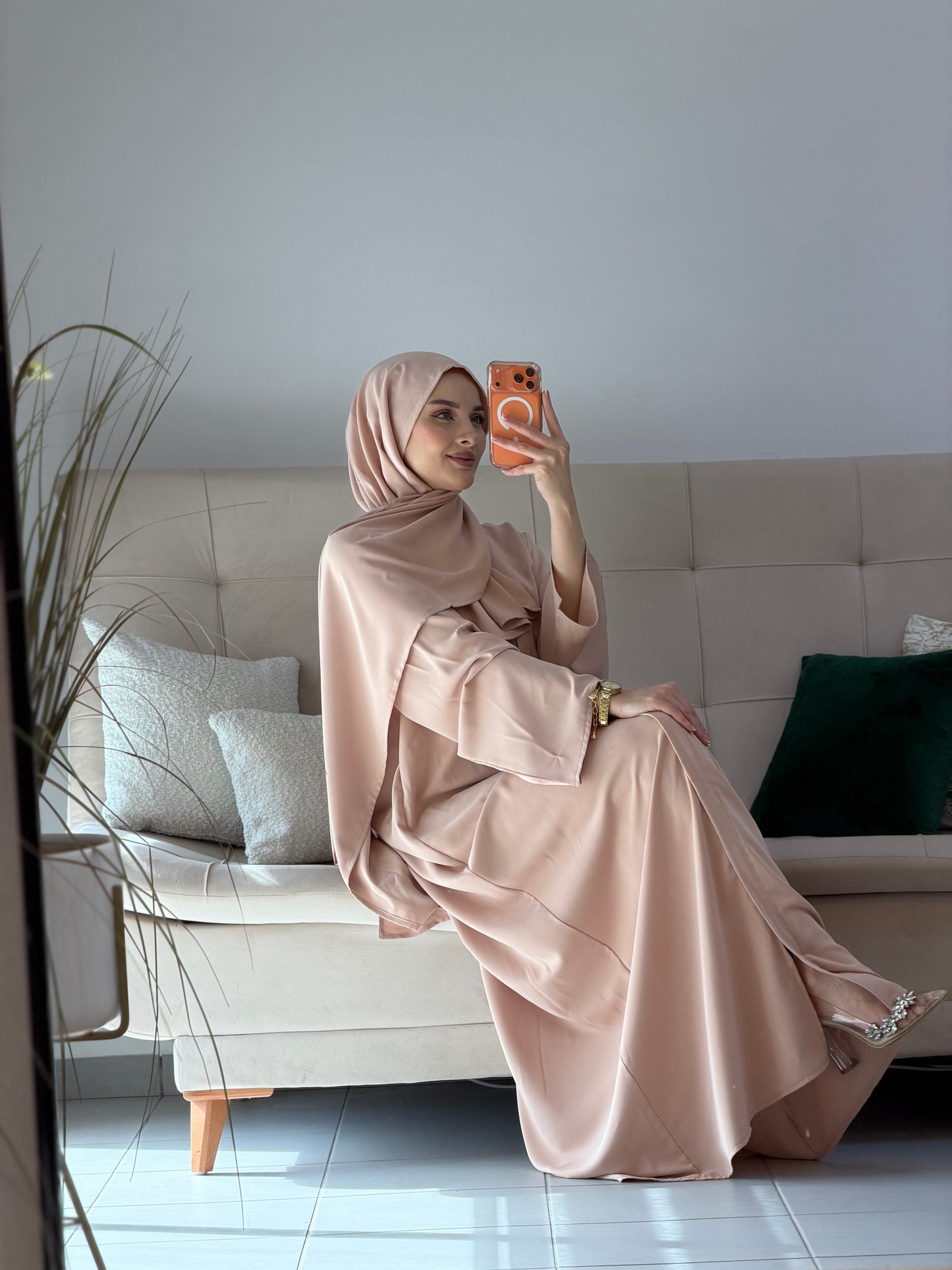 Abaya avec foulard