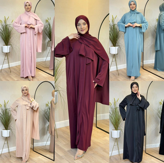 Abaya avec foulard